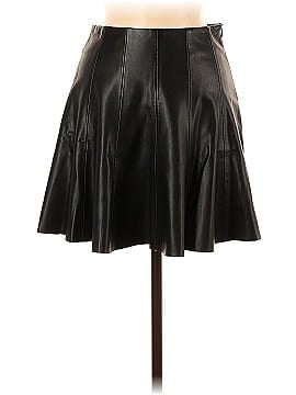 Zara Faux Leather Skirt (view 1)