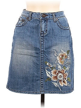 Milky Way Denim Skirt (view 1)