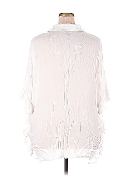 Ashley Stewart 3/4 Sleeve Button-Down Shirt (view 2)