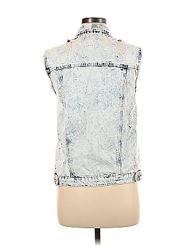 ChiQle Denim Architect Denim Vest (view 2)