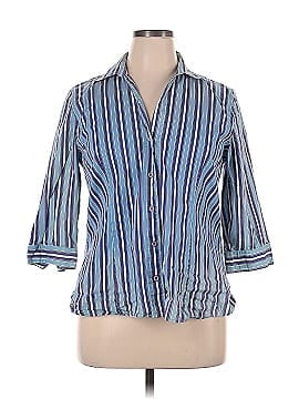 JW Woman 3/4 Sleeve Button-Down Shirt (view 1)