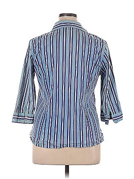 JW Woman 3/4 Sleeve Button-Down Shirt (view 2)