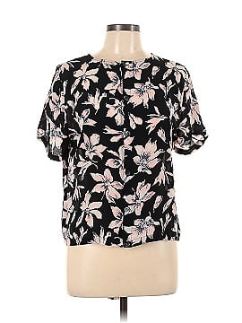 Madewell Short Sleeve Silk Top (view 1)