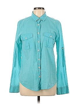 J.Crew Factory Store Long Sleeve Button-Down Shirt (view 1)