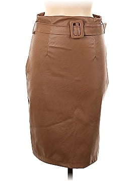 Venti6 Faux Leather Skirt (view 1)