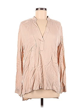 Olivia Grey Long Sleeve Blouse (view 1)