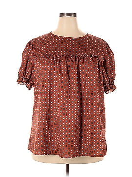 Shein Curve Short Sleeve Blouse (view 1)