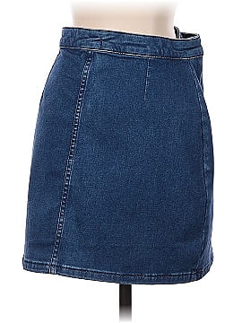 We the Free Denim Skirt (view 2)