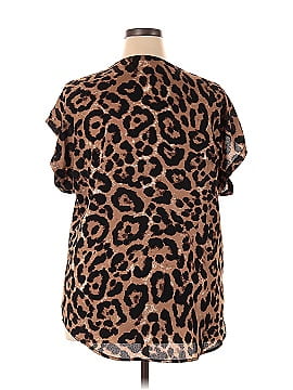 Shein Curve Short Sleeve Blouse (view 2)