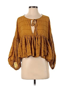 Free People 3/4 Sleeve Blouse (view 1)