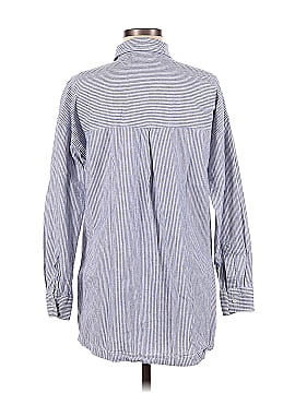 Zara Basic Long Sleeve Button-Down Shirt (view 2)