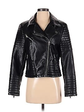 Shein Faux Leather Jacket (view 1)