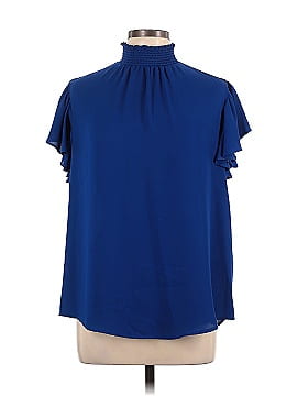 7th Avenue Design Studio New York & Company Short Sleeve Blouse (view 1)