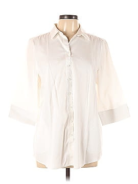 Chico's 3/4 Sleeve Button-Down Shirt (view 1)