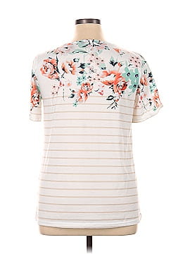 Floral Blooming Short Sleeve Blouse (view 2)