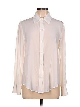 Zara Long Sleeve Silk Top (view 1)