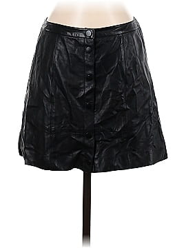 TJD Faux Leather Skirt (view 1)