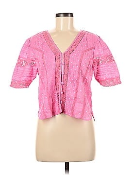 LoveShackFancy Short Sleeve Blouse (view 1)