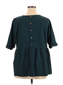 Shein Curve Short Sleeve Blouse (view 2)