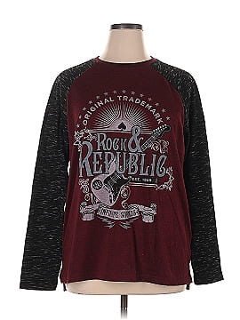 Rock & Republic 3/4 Sleeve T-Shirt (view 1)
