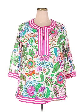 Gretchen Scott Designs 3/4 Sleeve Blouse (view 1)