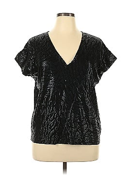 White House Black Market Short Sleeve Blouse (view 1)