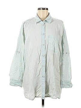 American Eagle Outfitters Long Sleeve Button-Down Shirt (view 1)