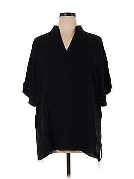 Lafayette 148 New York Short Sleeve Blouse (view 1)