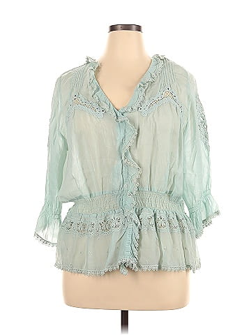 Johnny Was 3/4 Sleeve Blouse (view 1)