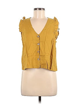 Madewell Sleeveless Button-Down Shirt (view 1)