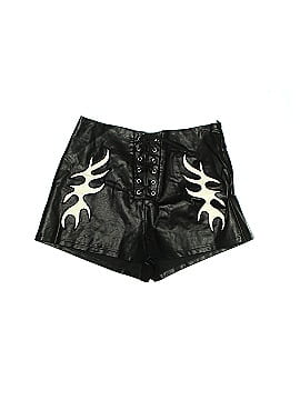 12th Tribe Faux Leather Shorts (view 1)