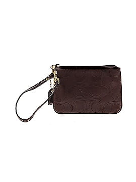 Coach Factory Leather Wristlet (view 1)