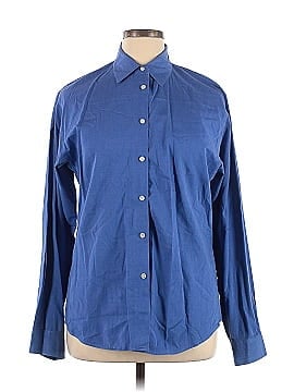 Alice Blue Long Sleeve Button-Down Shirt (view 1)