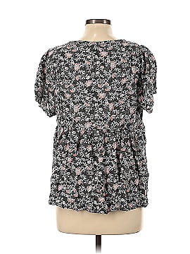 Lucky Brand Short Sleeve Blouse (view 2)