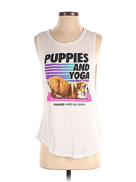 Puppies Make Me Happy Tank Top (view 1)