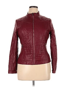 Coalition LA Faux Leather Jacket (view 1)