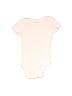 Carter's 100% Cotton Solid Ivory Short Sleeve Onesie 0-3 MO / 3 MO - photo 1