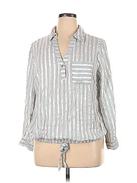 Adrienne Vittadini Long Sleeve Button-Down Shirt (view 1)