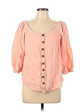 Maeve by Anthropologie Short Sleeve Button-Down Shirt (view 1)