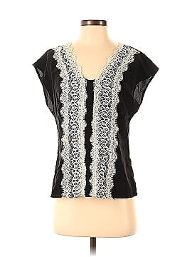 Nanette Lepore Short Sleeve Silk Top (view 1)