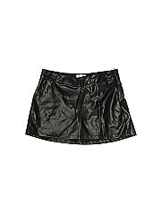 Garage Faux Leather Skirt