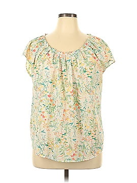 LC Lauren Conrad Short Sleeve Blouse (view 1)