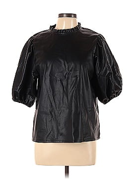 THML Faux Leather Top (view 1)