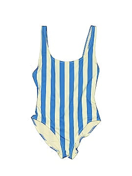 Solid & Striped One Piece Swimsuit (view 1)