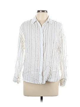 Zara Basic Long Sleeve Button-Down Shirt (view 1)