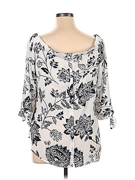 Banana Republic Factory Store 3/4 Sleeve Blouse (view 2)