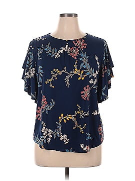 Liz Claiborne Career Short Sleeve Blouse (view 1)