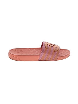 Chanel Rubber CC Flat Slide Sandals  (view 1)