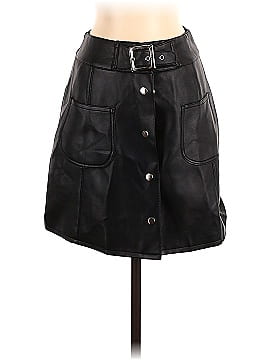 Cristina Faux Leather Skirt (view 1)
