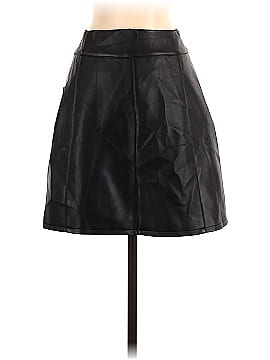 Cristina Faux Leather Skirt (view 2)